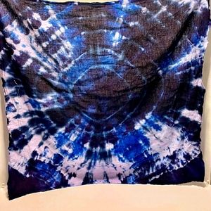 Tie dye tapestry
